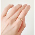 Пръстен Simplicity - 14K златно покритие - регулиращ се